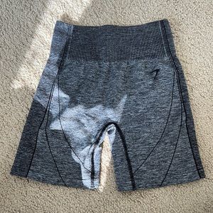 Gymshark Hyper Amplify Shorts - Black Marl/Black